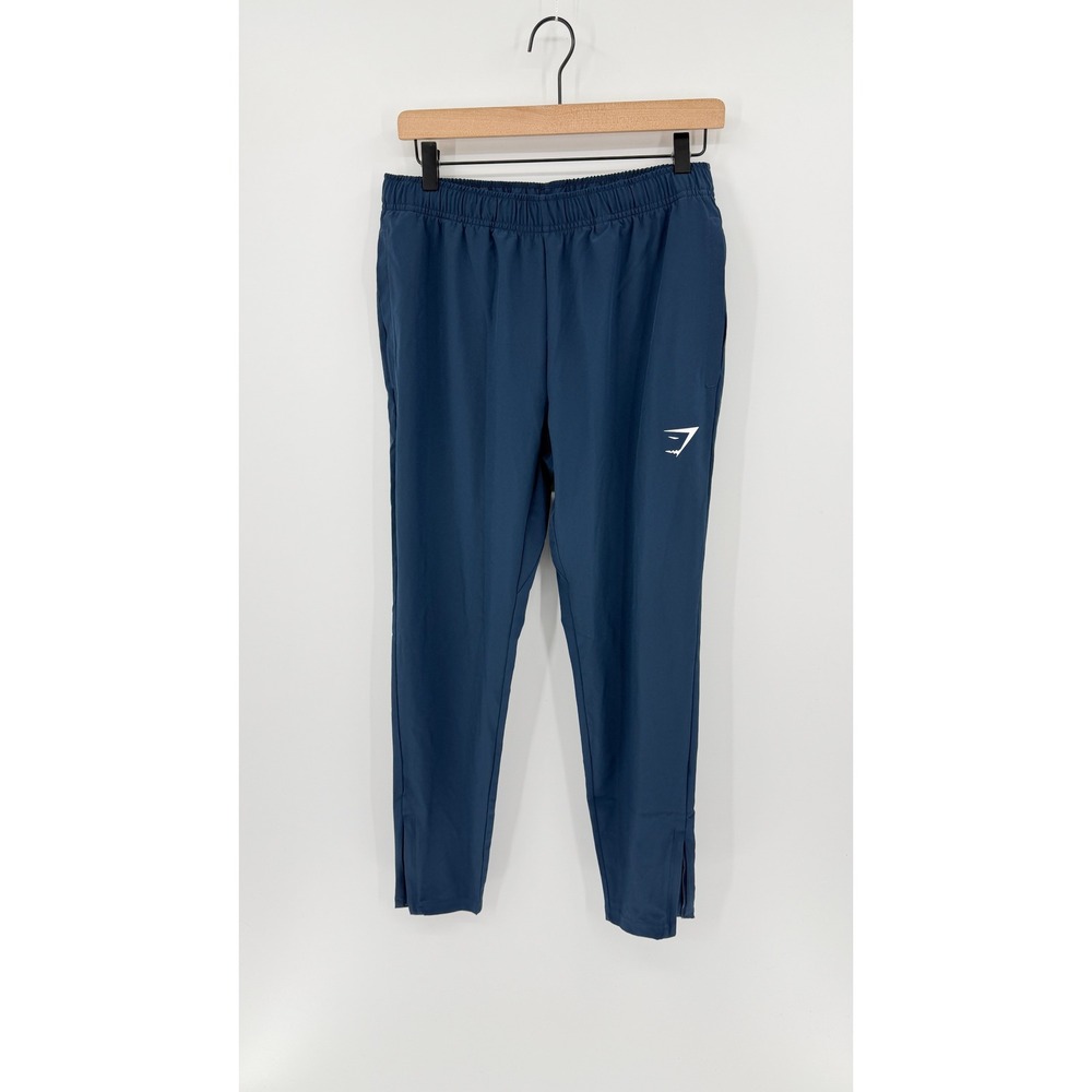 Gymshark Arrival Moisture Wicking Joggers Tapered Teal Blue Athleisure Small
